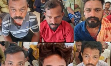 दुर्ग में FCI गोडाउन के पास जुआ खेलते 12 गिरफ्तार