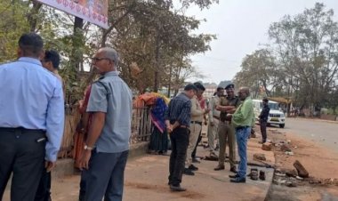 भिलाई में JP चौक से भिलाई विद्यालय चौक तक हटाया गया अतिक्रमण