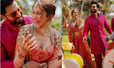 रकुल प्रीत-जैकी भगनानी ने सोशल मीडिया अकाउंट पर शेयर की मेहंदी की तस्वीरें