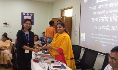 साक्षरता के लिए अक्षरों की आकृतियों को ध्वनि से जोड़कर अर्थपूर्ण सामग्री तैयार कर समझ बढ़ा सकते है