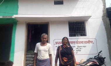 पीएम आवास बना तो चैतुराम को मिली कच्चे मकान से मुक्ति जांजगीर-चांपा