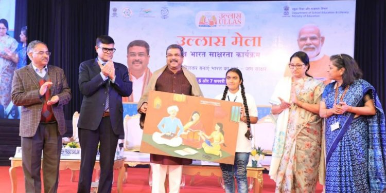 नवभारत साक्षरता कार्यक्रम ’उल्लास मेला’ : छत्तीसगढ़ की प्रस्तुतीकरण को अन्य राज्यों ने सराहा