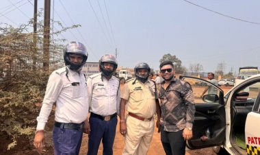 सुरक्षित यातायात के लिए भिलाई ट्रक ट्रेलर ट्रांसपोर्टर्स एसोसिएशन की मुहिम, दुपहिया वाहन चालकों को निशुल्क वितरित किए हेलमेट