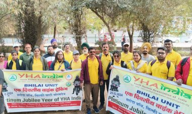 यूथ हॉस्टल्स के सदस्यों ने जोखिम भरे रास्ते से पूरी की ट्रेकिग