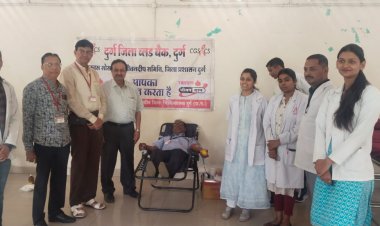 छत्तीसगढ़ लाईवलीहुड कालेज एण्ड आईसीआईसीआई एकेडमी फॉर स्किल्स द्वारा किया गया विशाल रक्तदान शिविर का आयोजन*