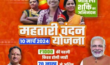 इस तारीख को मिलेगी महतारी वंदन योजना की पहली क़िस्त
