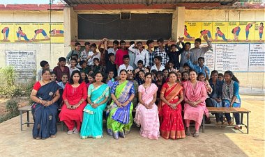 जेवरा स्कूल में न्यौता भोज, विद्यार्थियों को बांटे गए पोषक आहार