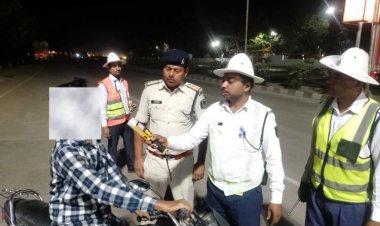 शराब पीकर वाहन चलाते पाये जाने पर 12 वाहनों  को किया गया जब्त