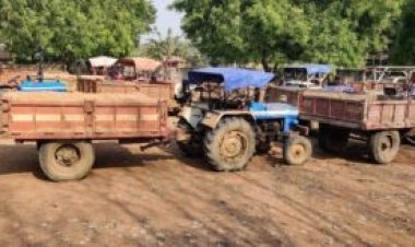 पुलिस व खनिज विभाग की सयुंक्त टीम ने रेत माफियाओं पर किया करारा प्रहार