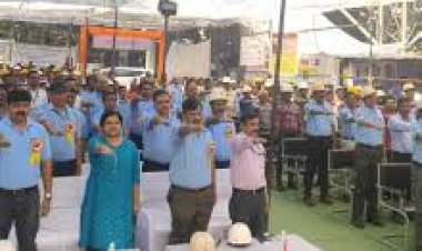 पीबीएस-पीईएम विभाग में विगत सात दिनों से चल रहे सुरक्षा सप्ताह का समापन ईडी वर्क्स अंजनी कुमार के मुख्य अथित्य में हुआ