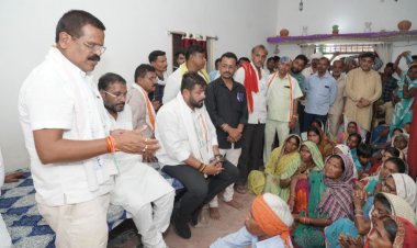 कांग्रेस प्रत्याशी राजेन्द्र साहू को चुनाव प्रचार के दौरान मिल रहा अपार जनसमर्थन, ग्रामीण क्षेत्रों में लोगों ने किया जगह-जगह स्वागत