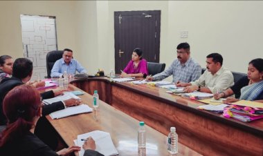 पुलिस महानिरीक्षक दुर्ग रेंज  राम गोपाल गर्ग ने अभियोजन अधिकारियो के साथ की बैठक 