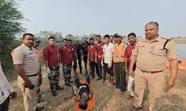 मोहारा शिवनाथ नदी में डूबने से युवक की मौत