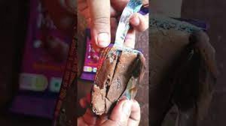 कॅडबरी की चॉकलेट सैंपल में निकले सफेद कीड़े-जाले