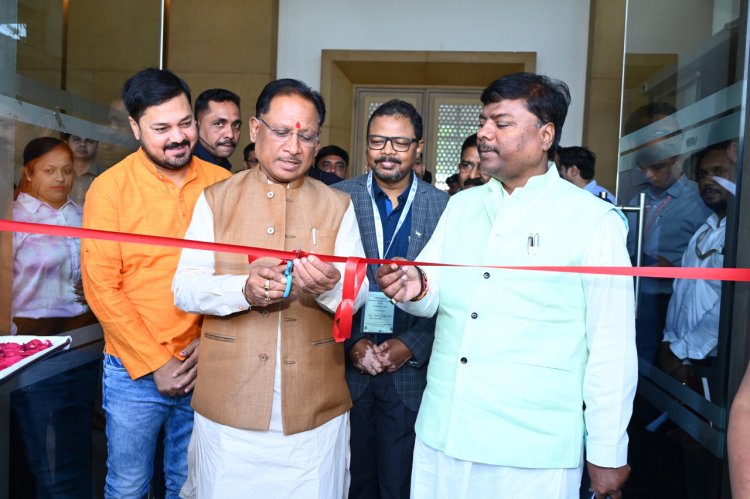मुख्यमंत्री ने छत्तीसगढ़ क्लाइमेट चेंज कॉन्क्लेव 2024 में लगी प्रदर्शनी का किया शुभारंभ