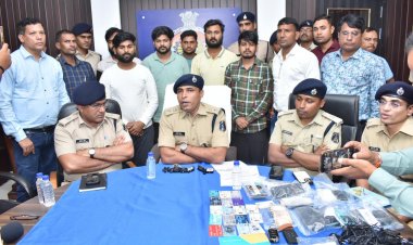 अंतर्राज्यीय सायबर ठग गिरोह दुर्ग पुलिस के हत्थे चढ़ा,01 करोड 29 लाख की धोखाधड़ी के मामले का खुलासा