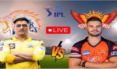 SRH vs CSK Live:हैदराबाद को दिया 166 रनों का लक्ष्य सीएसके ने