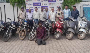 मुखबिर द्वारा सूचना प्राप्त होन पर एन्टी क्राईम एवं सायबर यूनिट दुर्ग पुलिस की संयुक्त कार्यवाही से शातिर वाहन चोर चढ़ा दुर्ग पुलिस के हत्थे