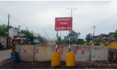 कुम्हारी ओवर ब्रिज के दुर्ग से रायपुर मार्ग में मरम्मत कार्य के बाद लोड टेस्ट होने के चलते आज से आगामी 6 दिनों के लिए  बंद