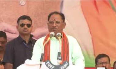 मुख्यमंत्री साय ने बीजापुर में एक सभा में कहा कि कांग्रेसी जगह-जगह फार्म भरवा कर जनता को ठग रहे