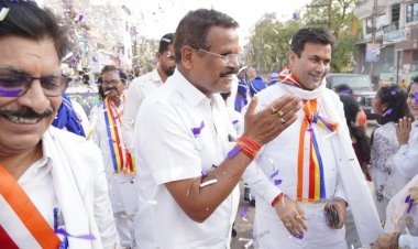 दुर्ग लोकसभा के कांग्रेस प्रत्याशी राजेंद्र साहू की नामांकन रैली की तैयारियां पूर्ण 9 विधानसभा के कार्यकर्ताओं के साथ जमा करेंगे अपना नामांकन