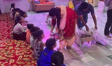 अष्टमी को 56 भोग लगाकर की जावेगी 108 पूजा थाल से महाआरती, रात्रि हवन पूजन एवं पूर्णाहुति रोज पूजी जाती है कन्या माताएं