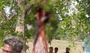 युवक और युवती की लाश एक ही फंदे पर लटकी मिली