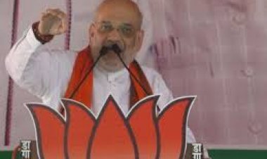 केंद्रीय गृहमंत्री अमित शाह ने कांकेर में चुनावी सभा को संबोधित किया।