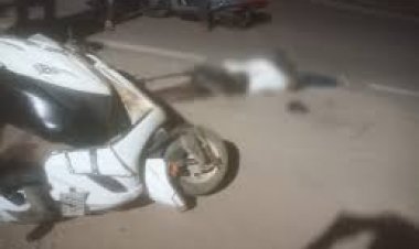 शिक्षक की सड़क दुर्घटना में मौत