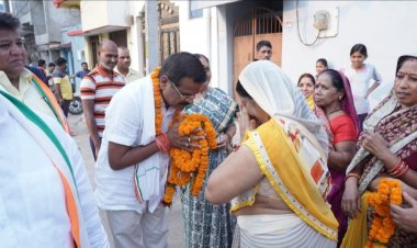 मुझ जैसे आम कार्यकता को टिकिट देकर यह संदेश दिया है कि कांग्रेस गरीबों किसानों एवं मजदूरों की पार्टी है - राजेन्द्र साहू