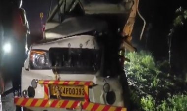 रविवार देर रात को एक बड़ा सड़क हादसा हुआ