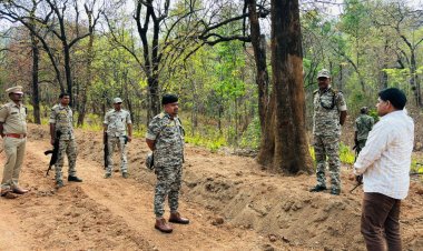 IG अंकित गर्ग ने नक्सल प्रभावित क्षेत्र का किया सघन दौरा