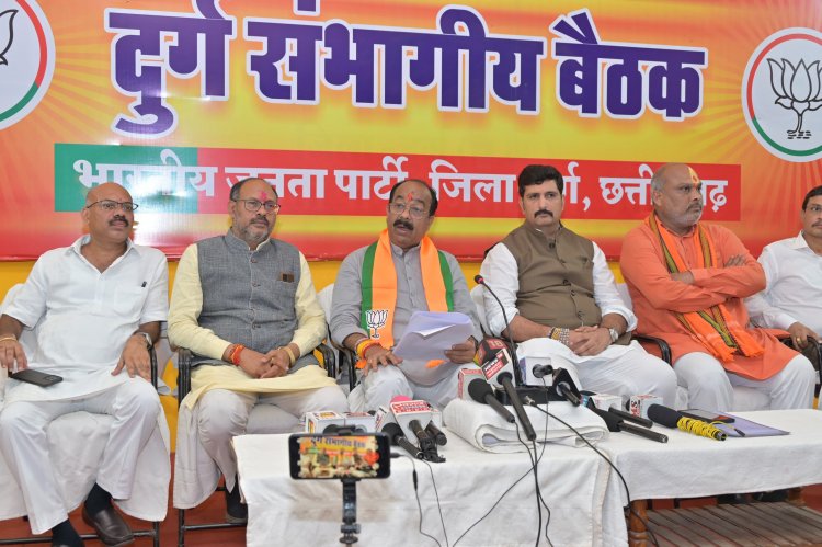 भाजपा का संकल्प पत्र मोदी की गारंटी,सुरक्षित,समृद्ध विकसित भारत की गारंटी:अरुण साव