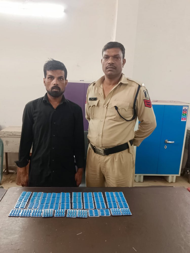 नशीली दवाई बेचने बेचने वाला आरोपी गिरफ्तार