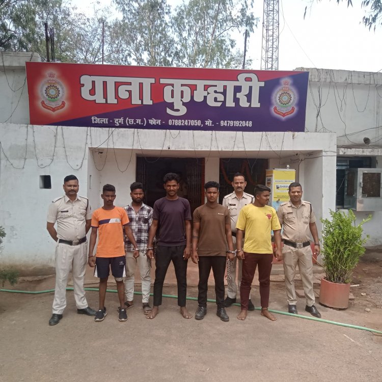 पुरानी रंजिश को लेकर धारदार हथियार से वार कर गंभीर चोंट पहुंचाने वाले आरोपियों को पुलिस व्दारा तत्काल धर दबोचा गया