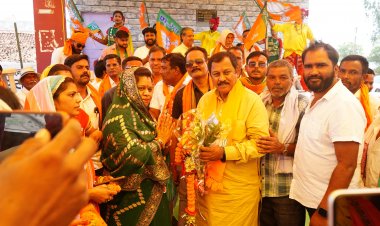 भाजपा प्रत्याशी को गांव गांव में मिल रहा भारी जन समर्थन, चारों ओर भाजपा की लहर