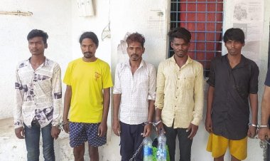 पारधी गैंग के आरोपी दुर्ग पुलिस के हत्थे चढ़े , गाँव के सूने मकानों को बनाते थे निशाना