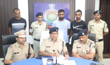 आरोपी अमित जोश को भिलाई नगर पुलिस ने किया गिरफ्तार आरोपी के कब्जे से एक धारदार चाकु बरामद