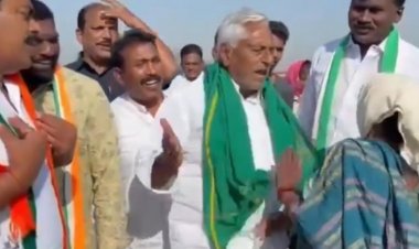 'फूल पर वोट दूंगी' कहने पर तेलंगाना में कांग्रेस प्रत्याशी ने बुजुर्ग महिला को मारा थप्पड़