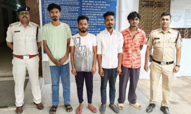 अपहरण और सामूहिक दुष्कर्म के 4 आरोपी गिरफ्तार: हॉस्टल से बहन के घर जा रही थी प्रार्थी