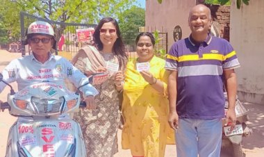 मतदान के दिन भी डॉ पाणिग्राही जुटे रहे बूथ से लेकर घरों तक करते रहे संपर्क पूछते वोट डाला या नहीं 