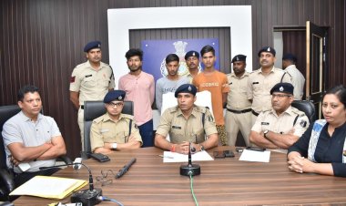 पुरानी रंजीश व वाद-विवाद के चलते धारदार चाकू से मारकर की गई हत्या के आरोपी चढ़े पुलिस के हत्थे,  तीन आरोपियों को पुलिस ने किया गिरफ्तार