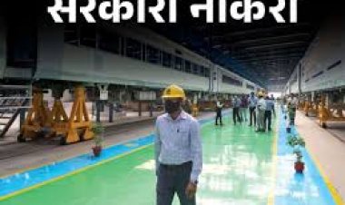 इंटीग्रल कोच फैक्ट्री, चेन्नई ने अप्रेंटिसशिप के 1010 पदों पर भर्ती के लिए नोटिफिकेश जारी किया