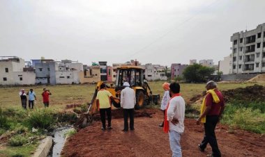 नगर पालिक निगम भिलाई द्वारा भिलाई क्षेत्र में हो रहे अवैध प्लाटिंग पर लगातार कार्रवाई जारी