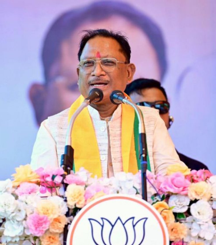 पूरी भाजपा ने एकजुट होकर छत्तीसगढ़ में कांग्रेस का सफाया कर दिया - विष्णु देव साय