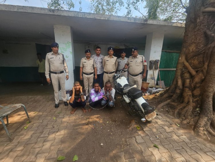 छावनी थाना क्षेत्र में हुई मारपीट एवं चाकूबाजी के आरोपीगणो पर की गई कार्यवाही