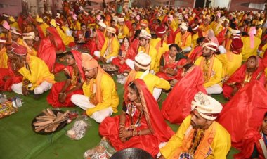 परिणय सूत्र में बंधे 250 दिव्यांग जोड़े, मुख्यमंत्री ने नव दंपत्तियों को दिए आशीर्वाद