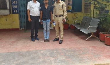 अवैध मादक पदार्थ गांजा बिक्री करते आरोपी प्रांजल मेश्राम चढ़ा पुलिस के हत्थे