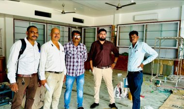 निगम की टीम ने संपत्ति की जांच कर लोगों को टैक्स जमा करने को कहा,राजस्व अमला द्वारा 21 लाख की वसूली की