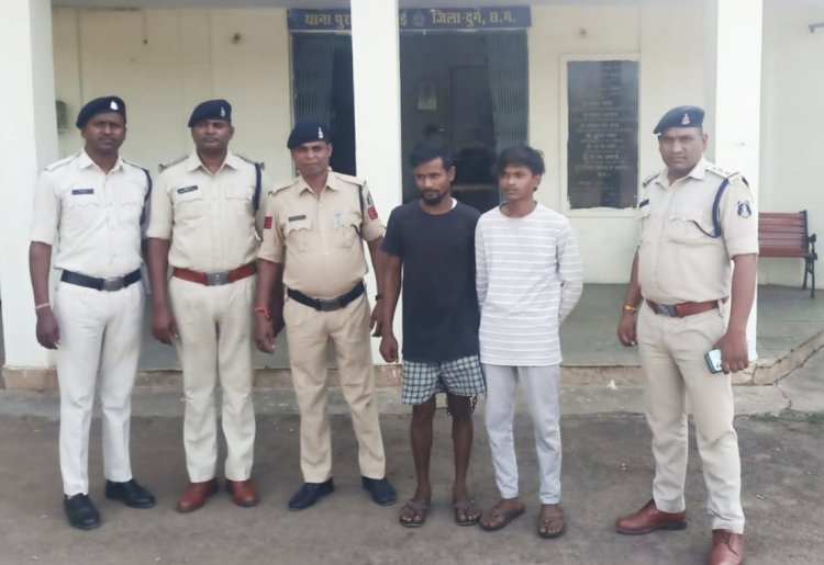 मारपीट कर विडियो वायरल करने वाले दो बदमाशों को पुलिस ने किया गिरफ्तार
